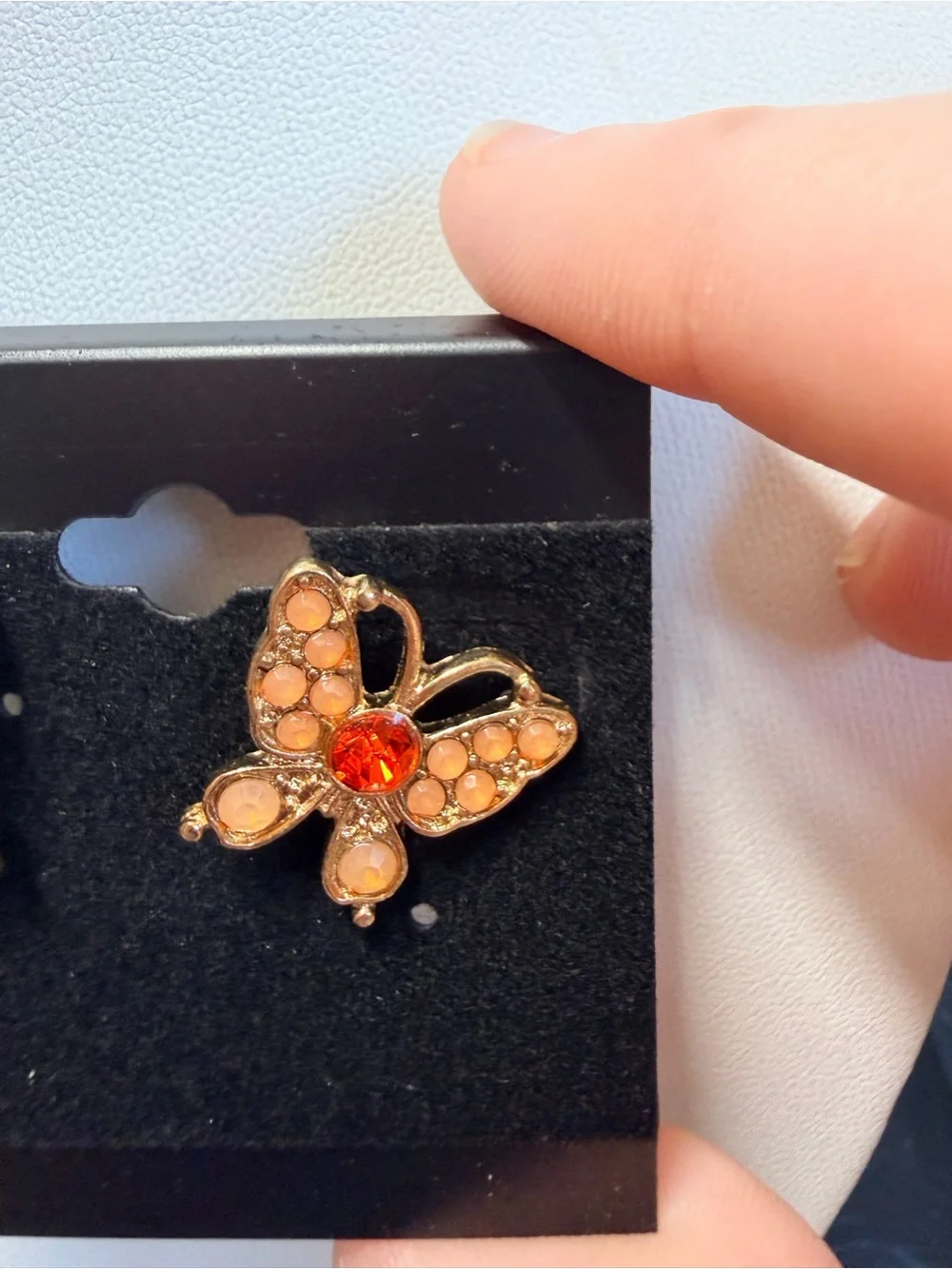 Liz Claiborne butterfly earrings